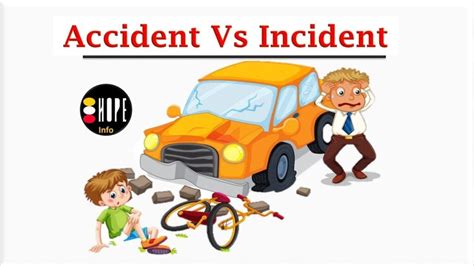difference between incidents and accidents|Difference Between Accident and Incident (with Comparison .